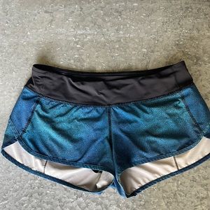 Lululemon Speed Shorts size 8